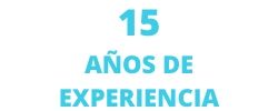 15 AÑOS DE EXPERIENCIA